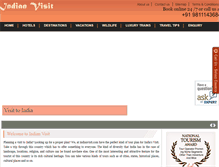 Tablet Screenshot of indianvisit.com